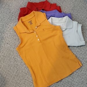 4 for $22 Izod sleeveless polos